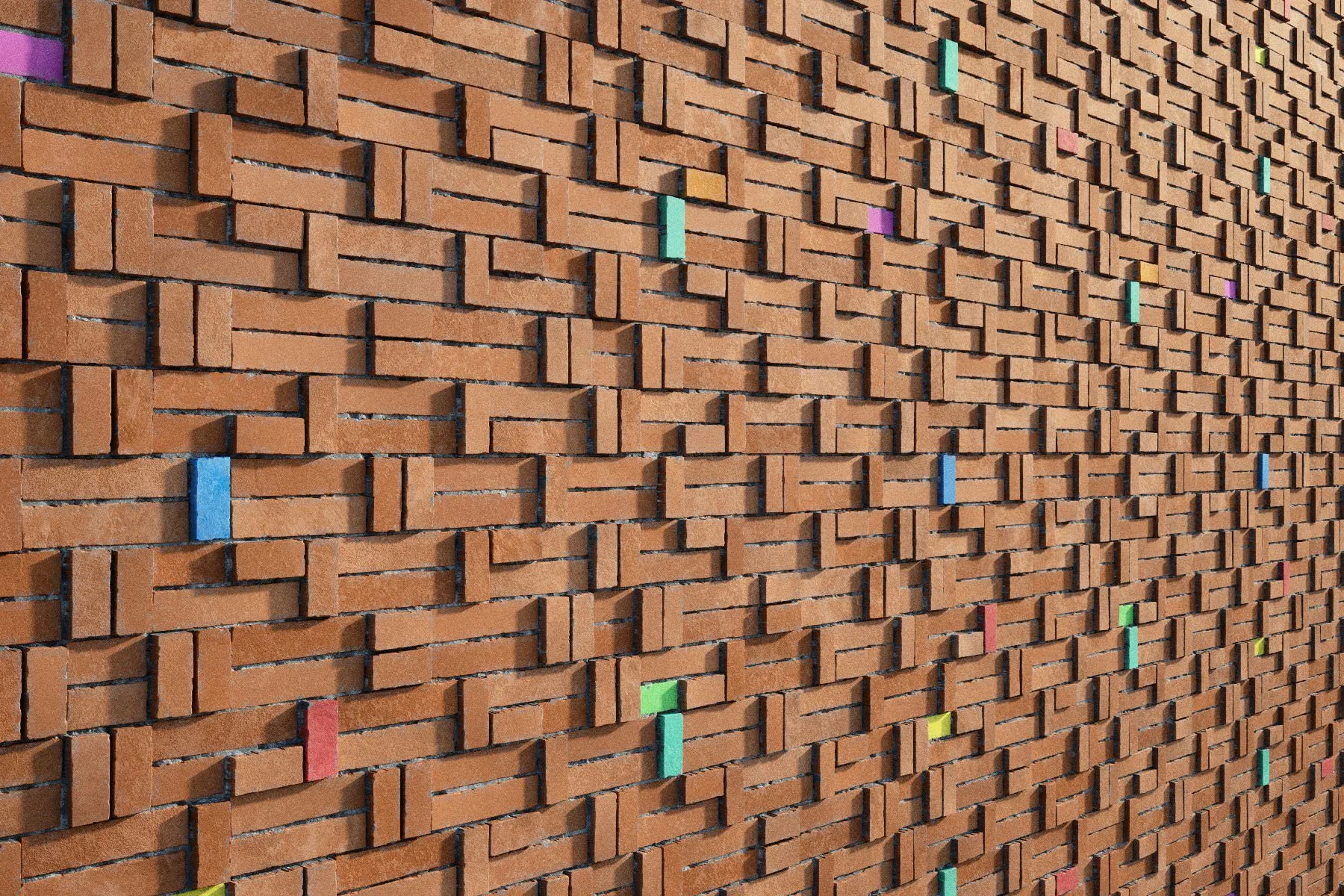 Bricks vol05 Mortar 8K Seamless PBR Materials