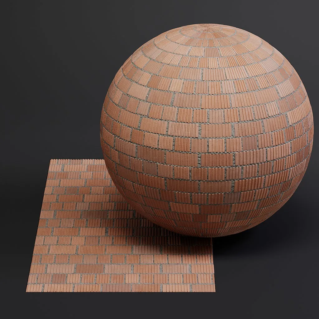 Bricks vol07 Corrugated 8K Seamless PBR Materials