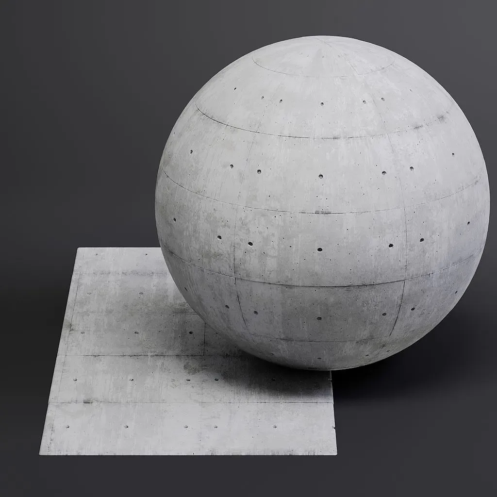 Concrete vol08 Structured 8K Seamless PBR Materials