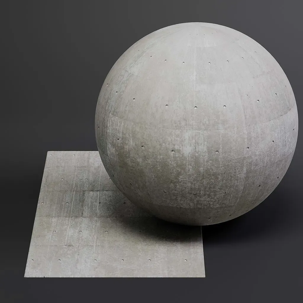 Concrete vol08 Structured 8K Seamless PBR Materials