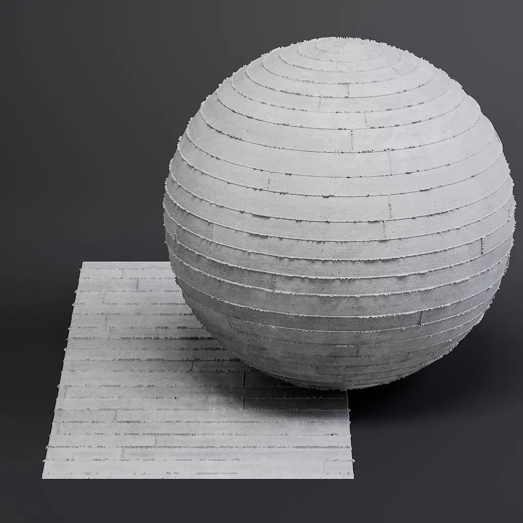 Concrete vol08 Structured 8K Seamless PBR Materials