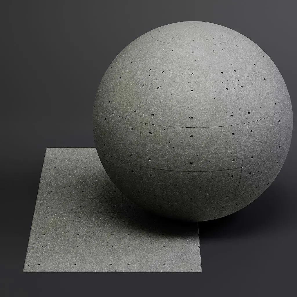 Concrete vol09 Structured 8K Seamless PBR Materials