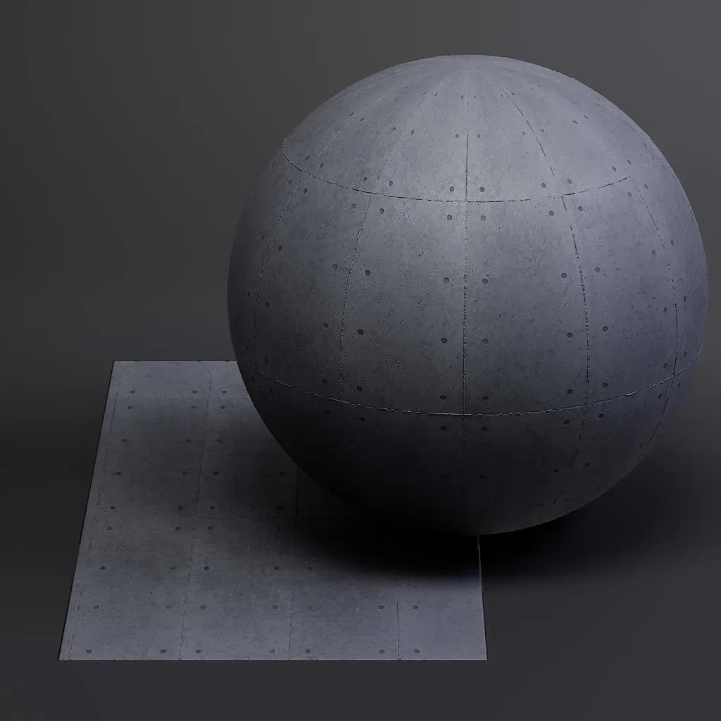 Concrete vol10 Structured 8K Seamless PBR Materials Texture