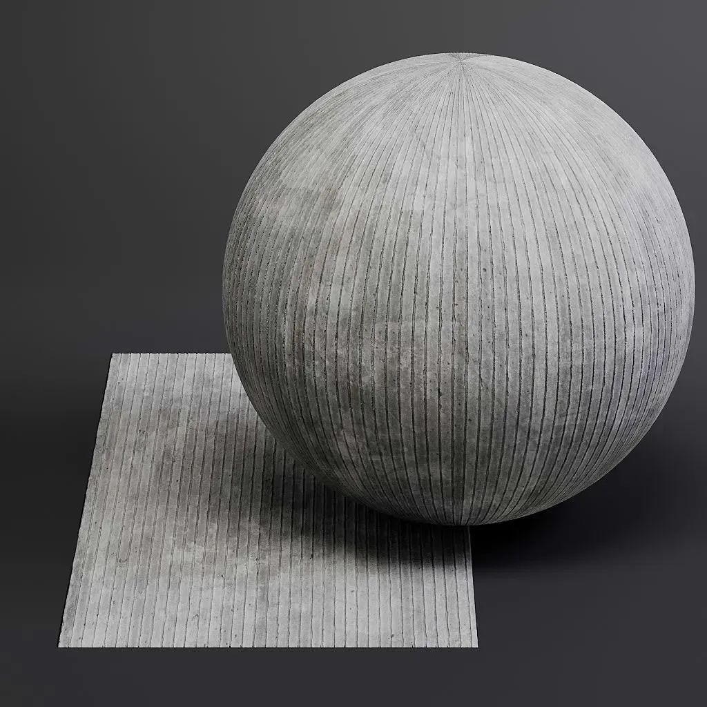 Concrete vol10 Structured 8K Seamless PBR Materials Texture