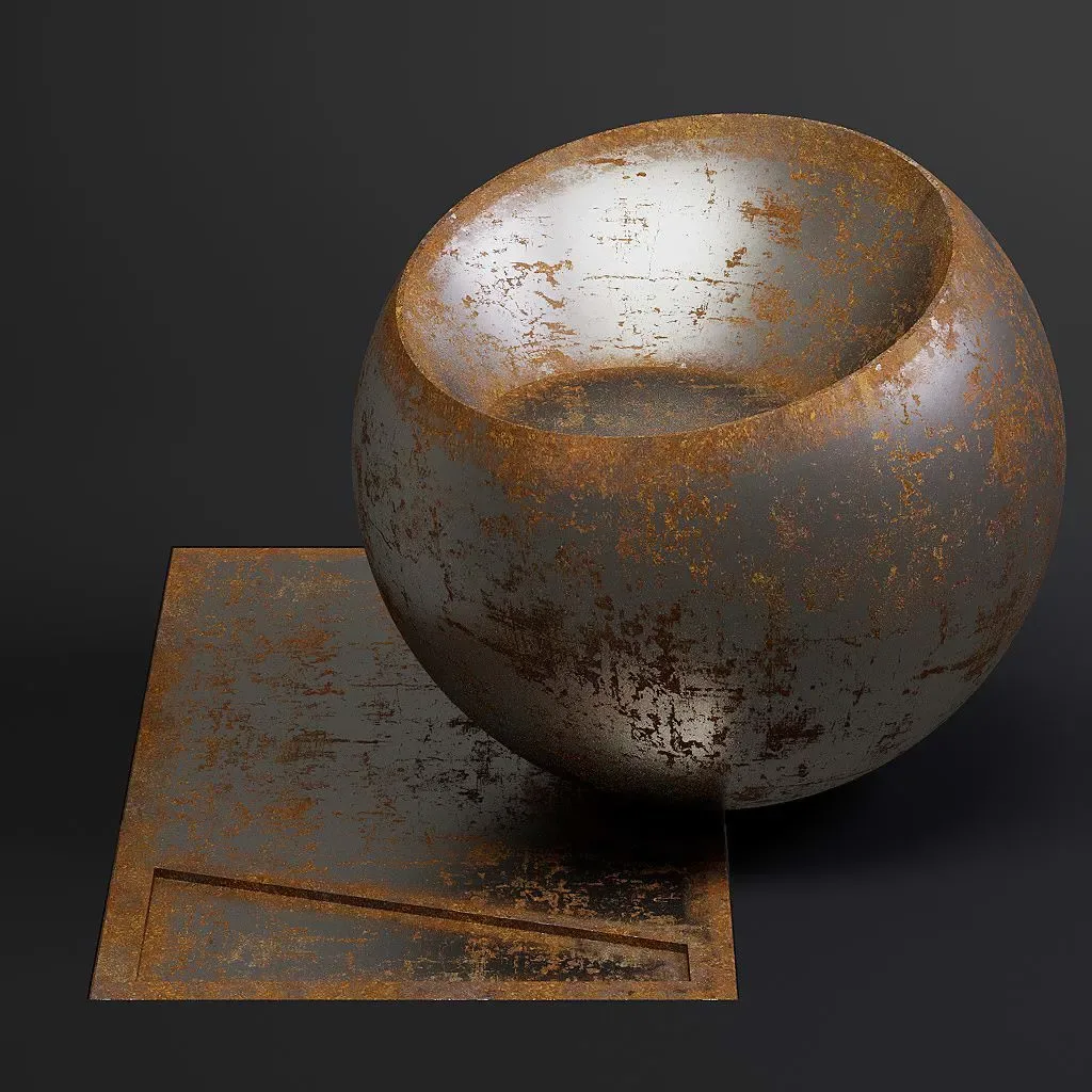 Metal vol03 Corroded 8K Seamless PBR Materials