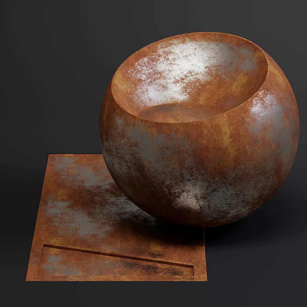 Metal vol03 Corroded 8K Seamless PBR Materials