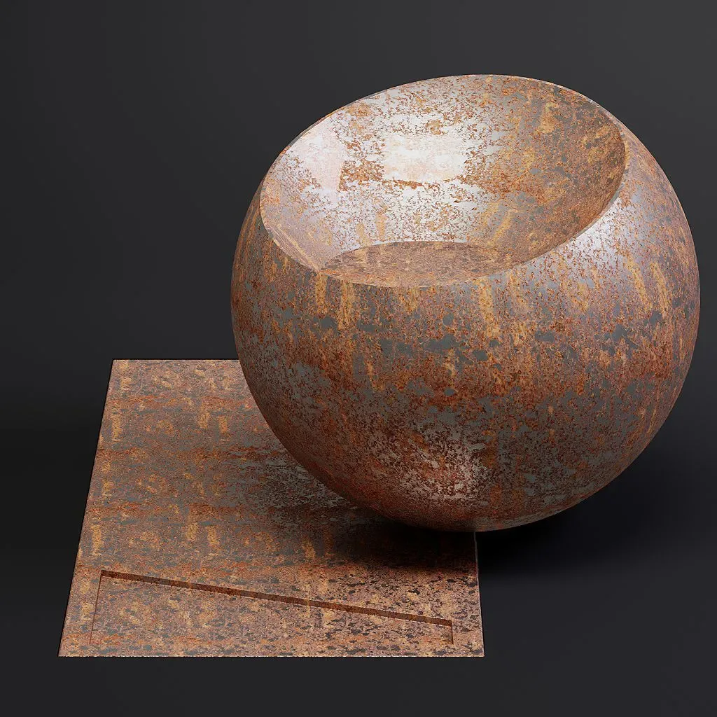 Metal vol03 Corroded 8K Seamless PBR Materials