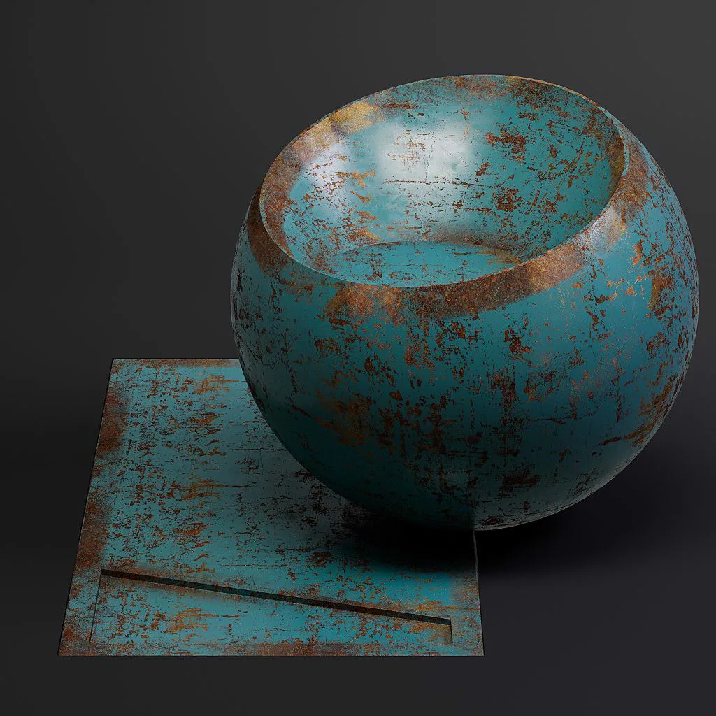 Metal vol04 Dirty 8K Seamless PBR Materials