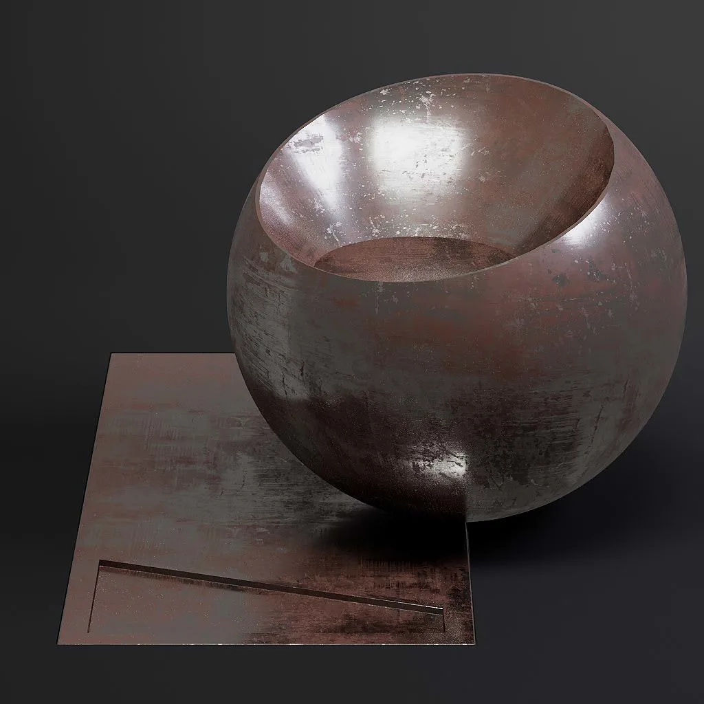 Metal vol04 Dirty 8K Seamless PBR Materials