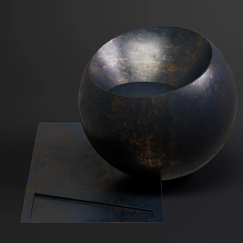 Metal vol04 Dirty 8K Seamless PBR Materials