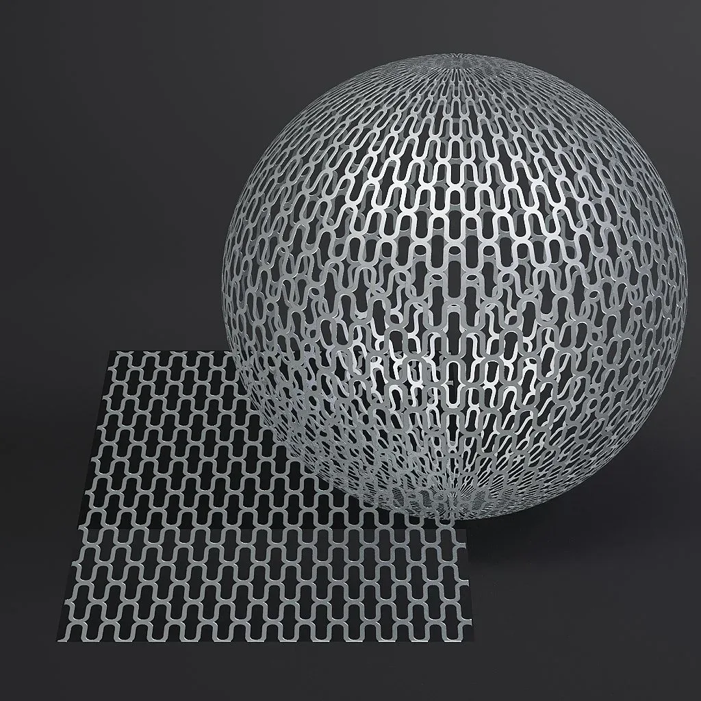 Metal vol09 Perforated 8K Seamless PBR Materials