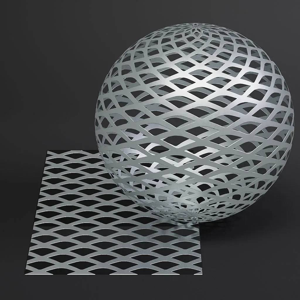 Metal vol09 Perforated 8K Seamless PBR Materials