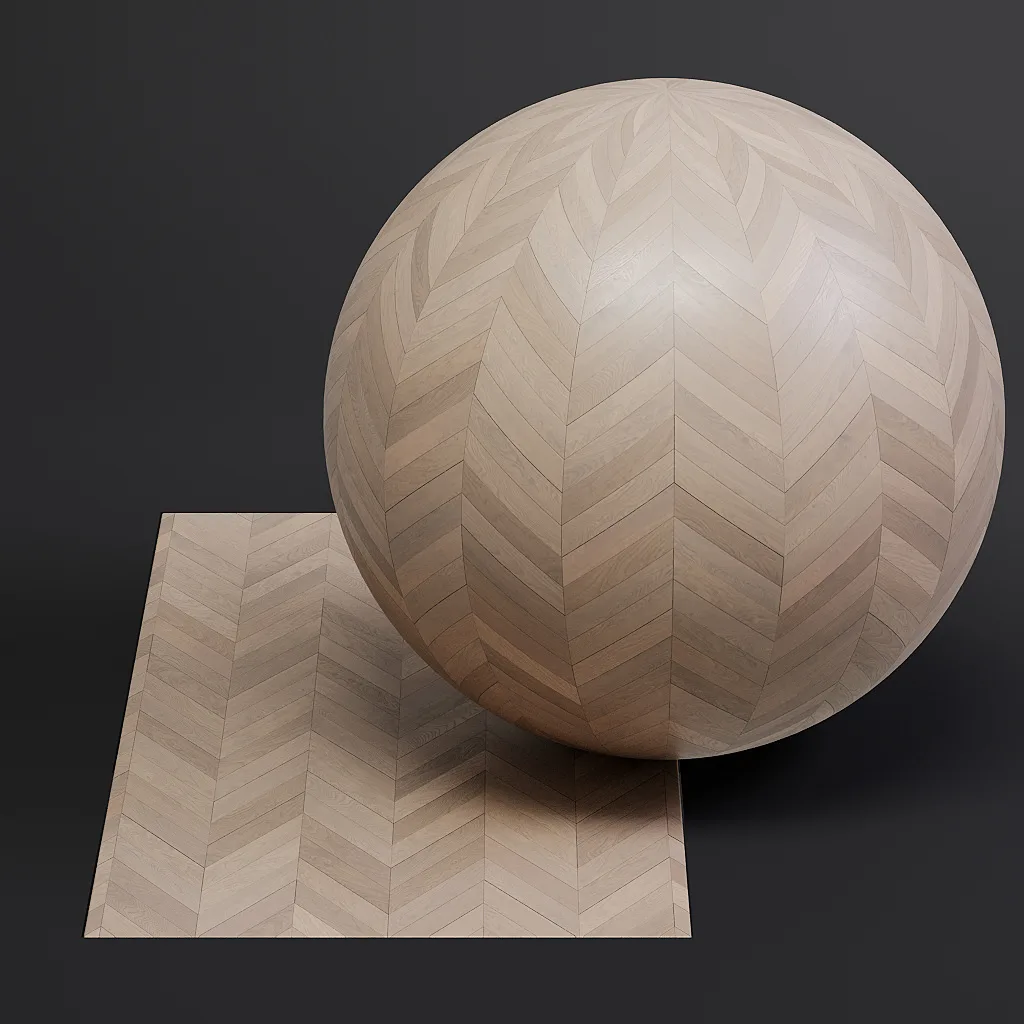 Parquet vol01 French Chevron 8K Seamless PBR Materials