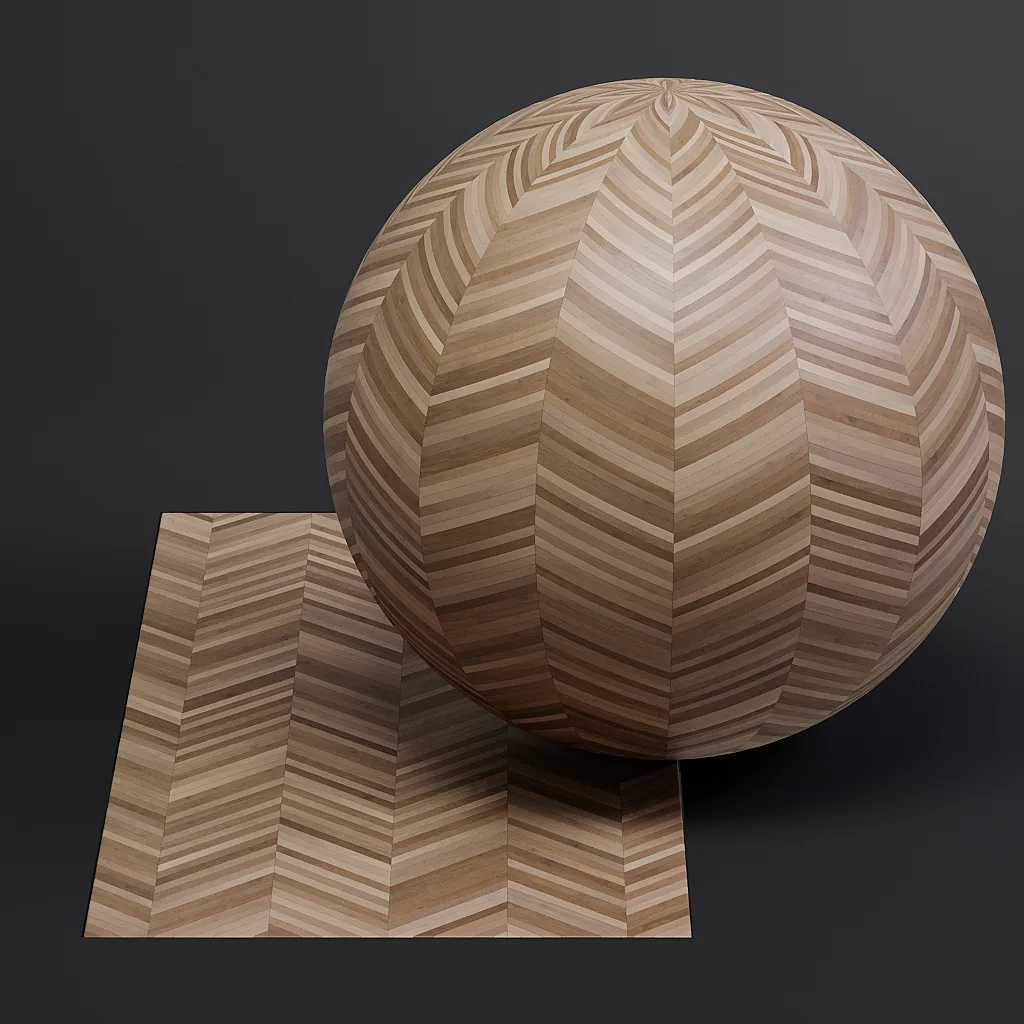 Parquet vol01 French Chevron 8K Seamless PBR Materials