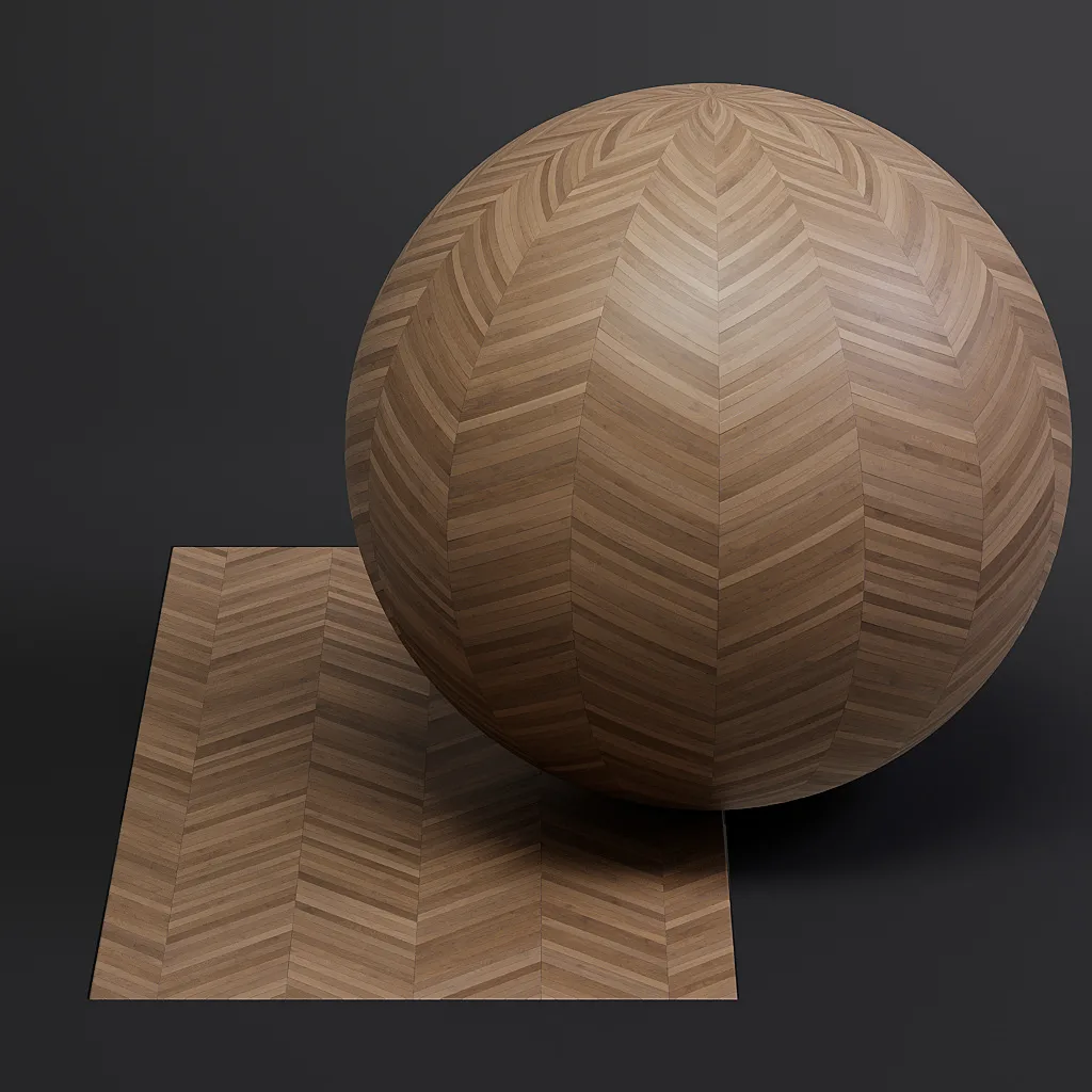 Parquet vol01 French Chevron 8K Seamless PBR Materials