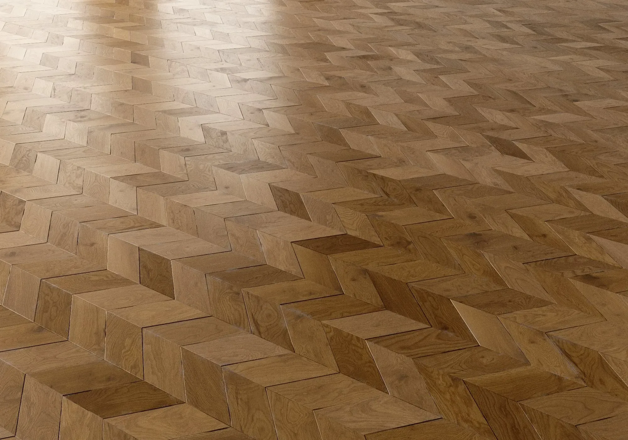 Parquet vol01 French Chevron 8K Seamless PBR Materials