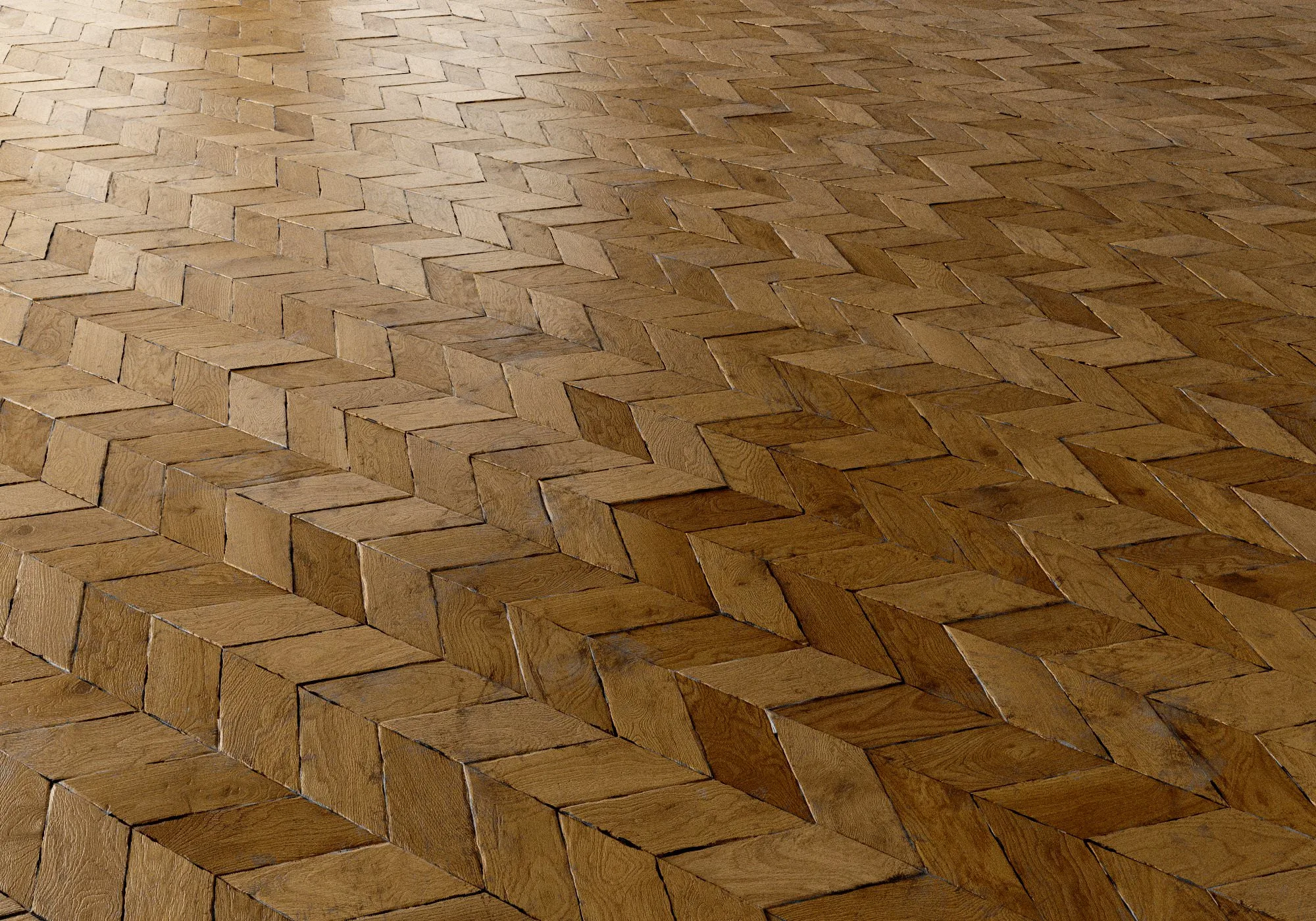 Parquet vol01 French Chevron 8K Seamless PBR Materials