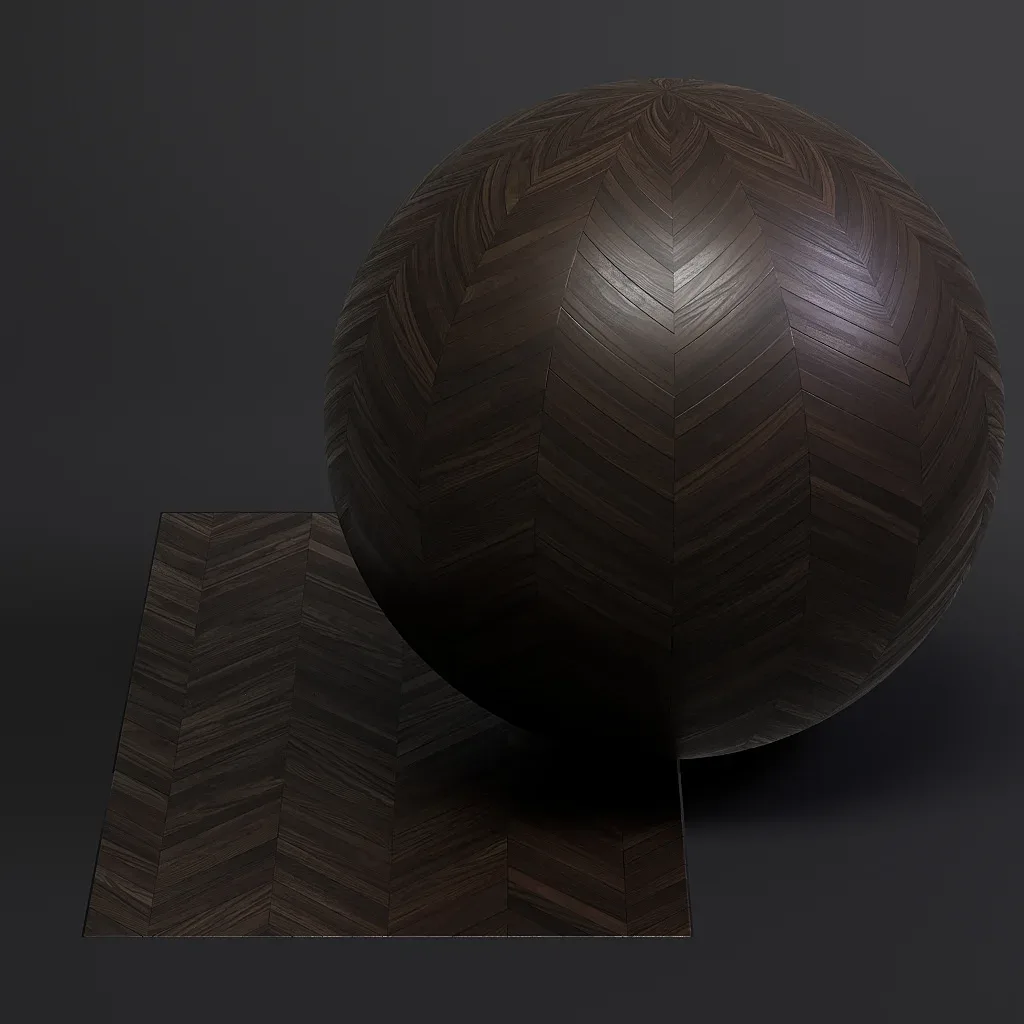 Parquet vol02 French Chevron 8K Seamless PBR Materials