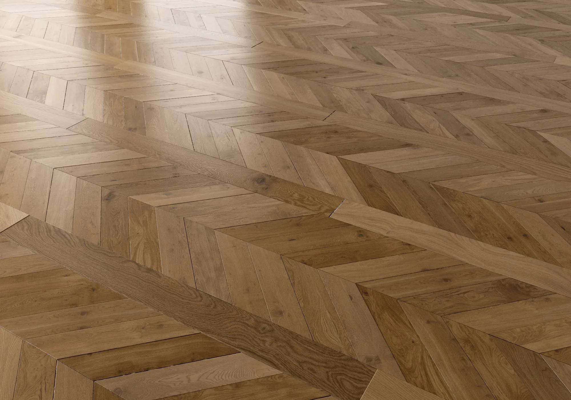 Parquet vol02 French Chevron 8K Seamless PBR Materials