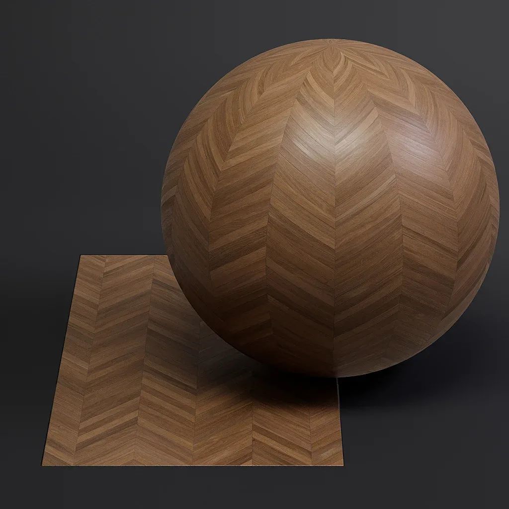 Parquet vol02 French Chevron 8K Seamless PBR Materials