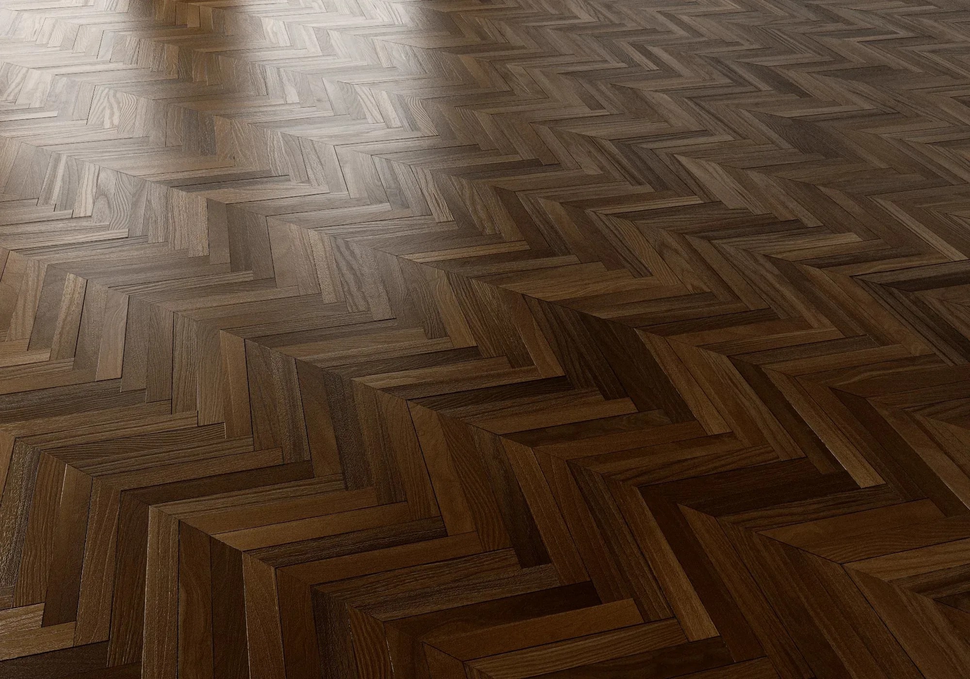 Parquet vol02 French Chevron 8K Seamless PBR Materials