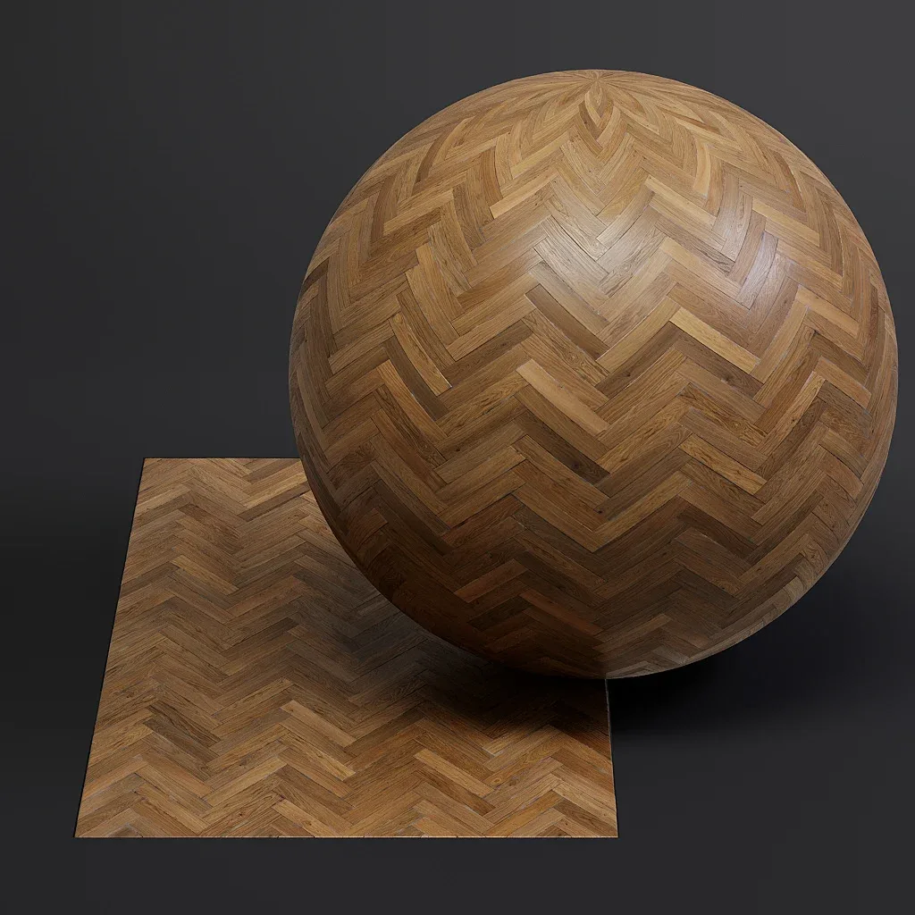 Parquet vol03 Herringbone 8K Seamless PBR Materials