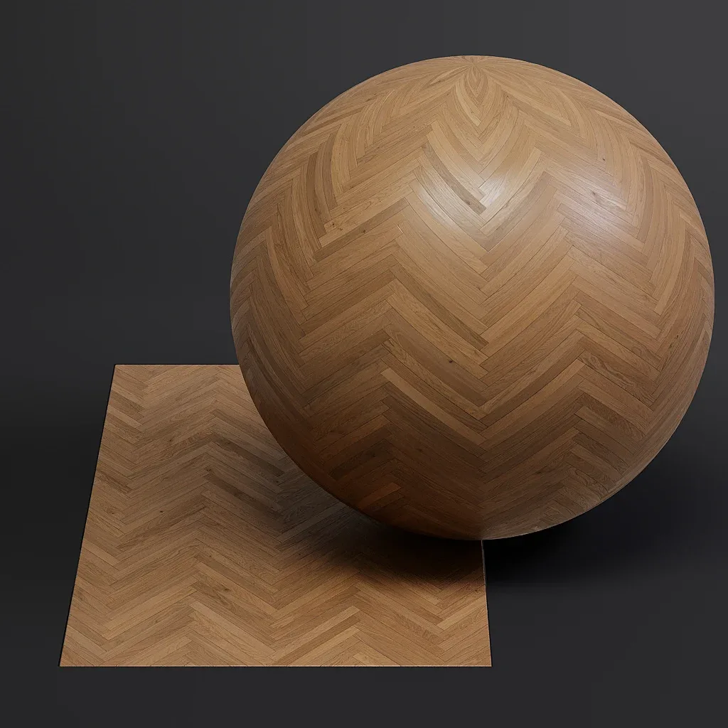 Parquet vol03 Herringbone 8K Seamless PBR Materials