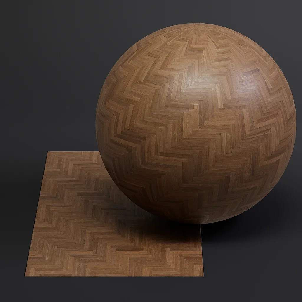 Parquet vol03 Herringbone 8K Seamless PBR Materials