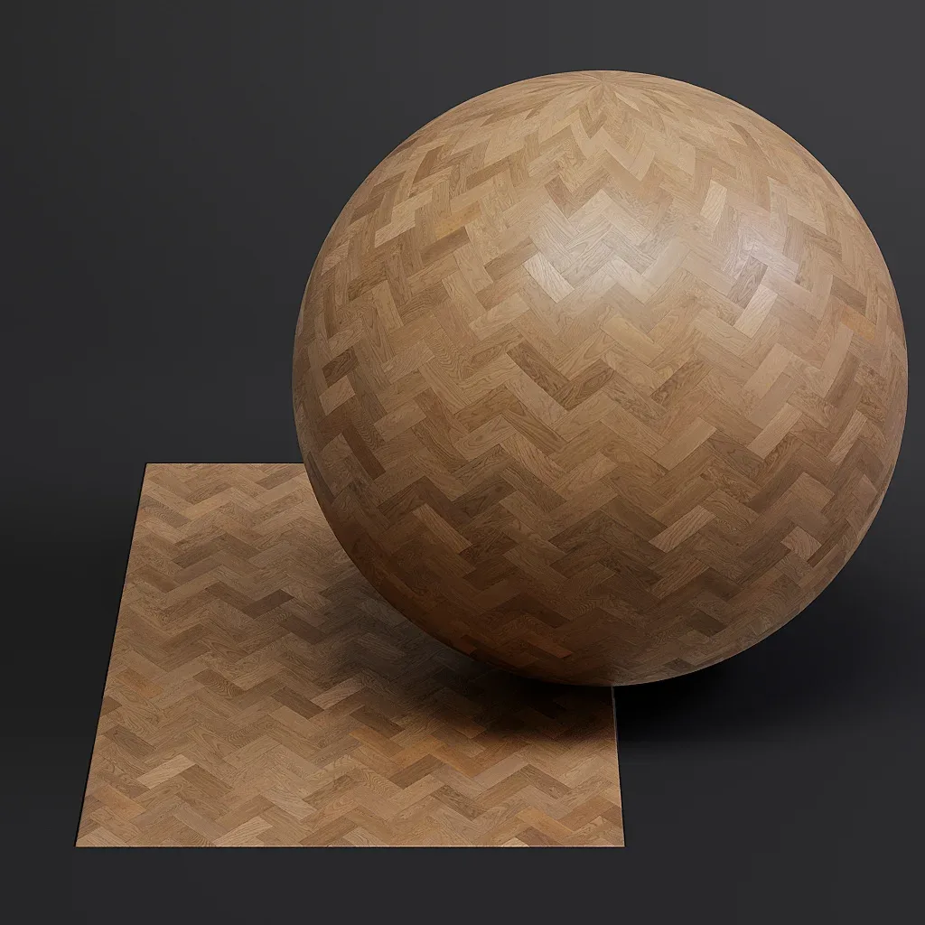 Parquet vol03 Herringbone 8K Seamless PBR Materials