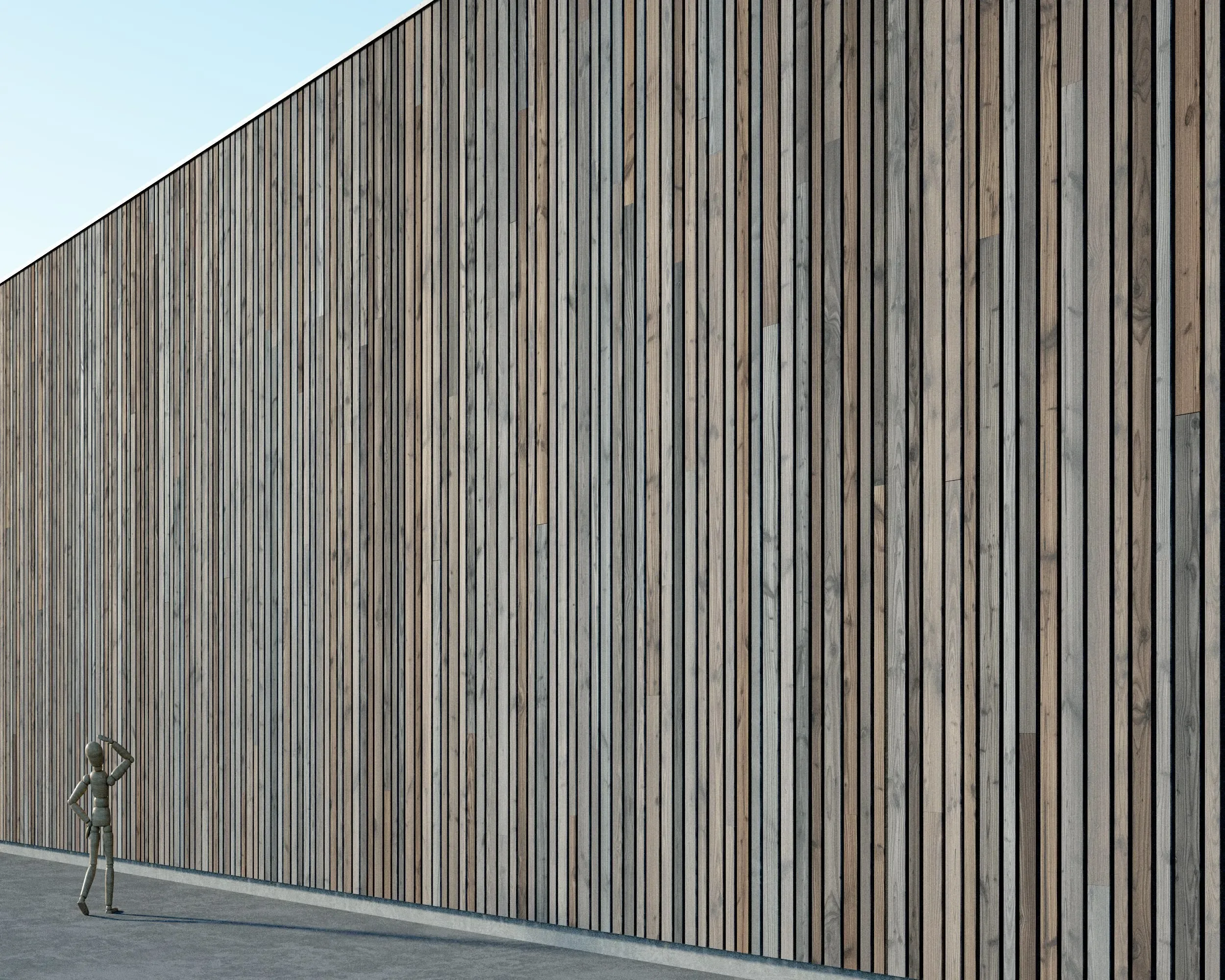 Woodfacades vol02 Timber Facade 8K Seamless PBR Materials