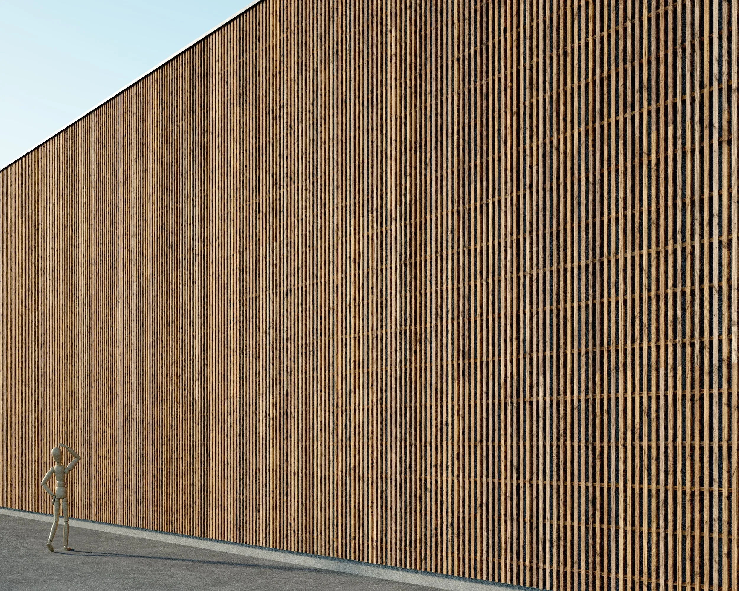 Woodfacades vol02 Timber Facade 8K Seamless PBR Materials