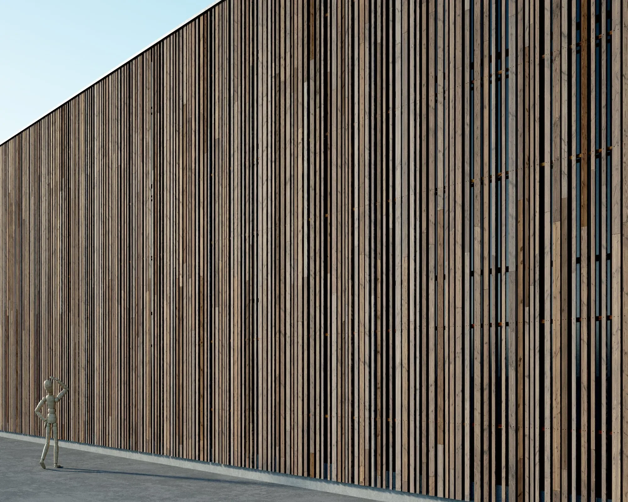 Woodfacades vol02 Timber Facade 8K Seamless PBR Materials