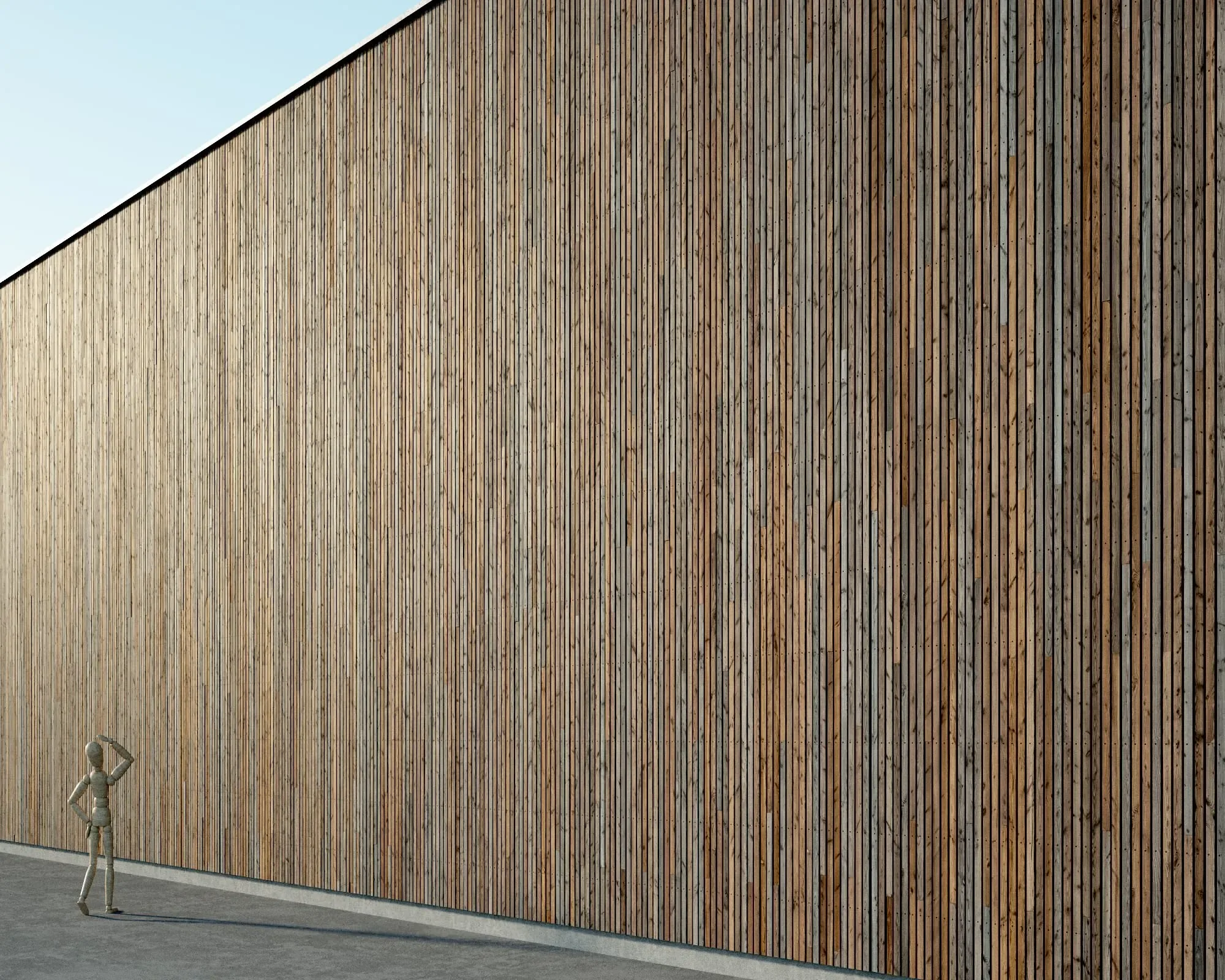 Woodfacades vol02 Timber Facade 8K Seamless PBR Materials