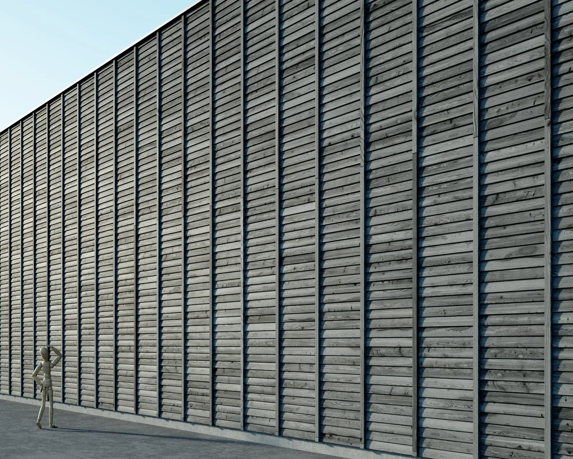 Woodfacades vol02 Timber Facade 8K Seamless PBR Materials