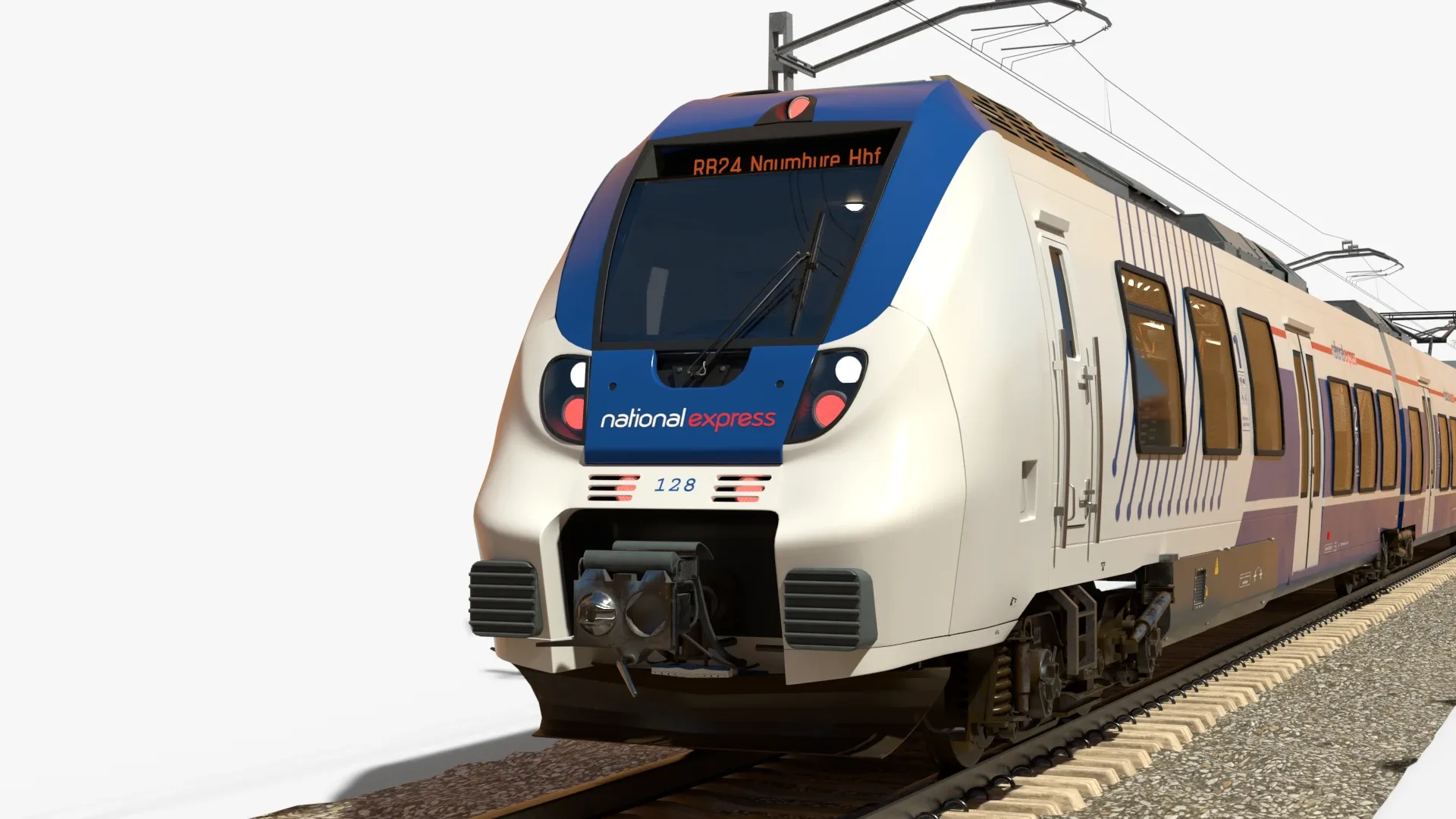 Bombardier TALENT Train National Express Rigged Animated