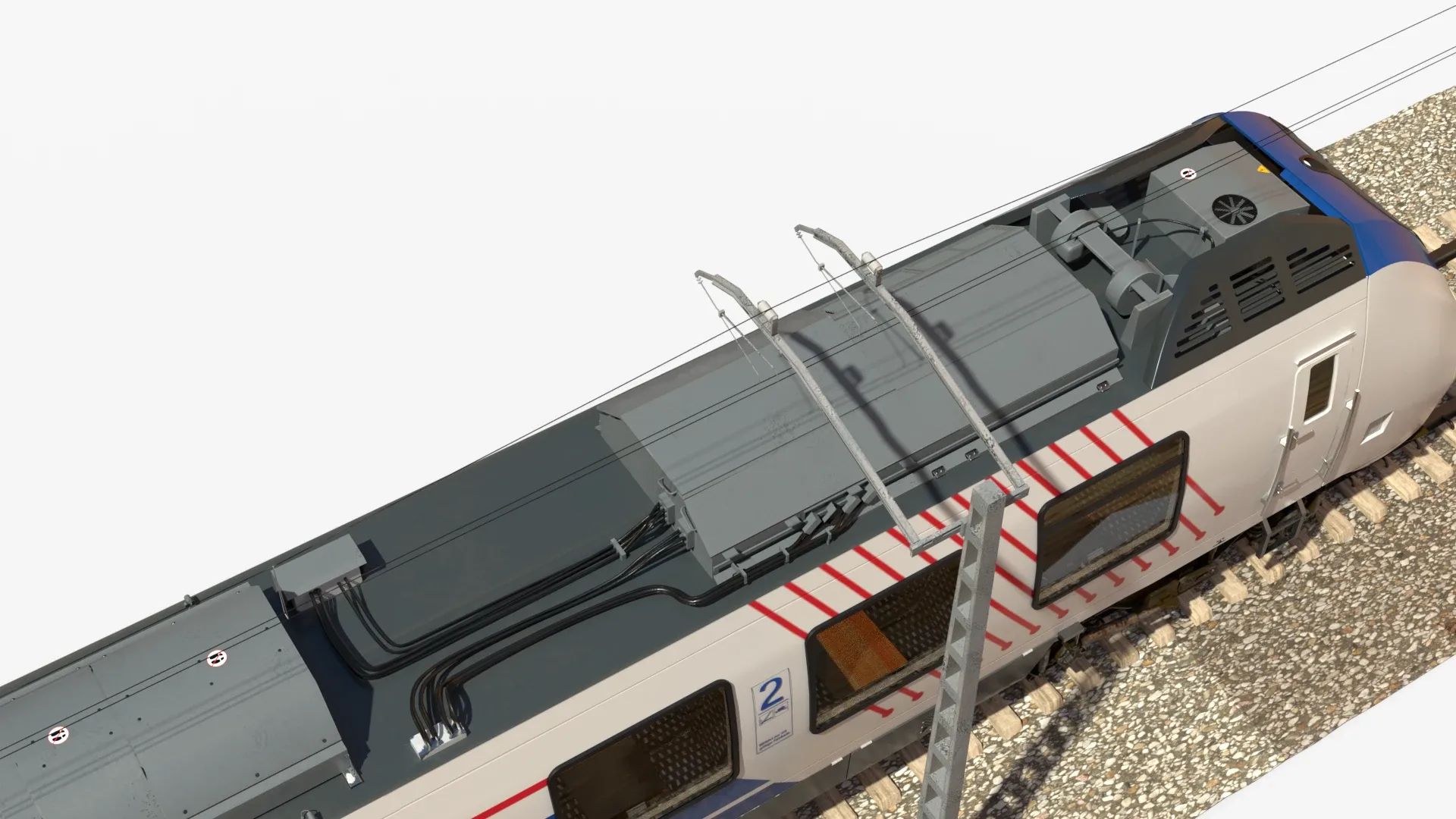 Bombardier TALENT Train National Express Rigged Animated