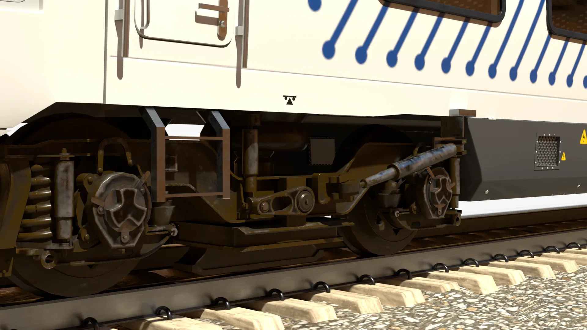 Bombardier TALENT Train National Express Rigged Animated