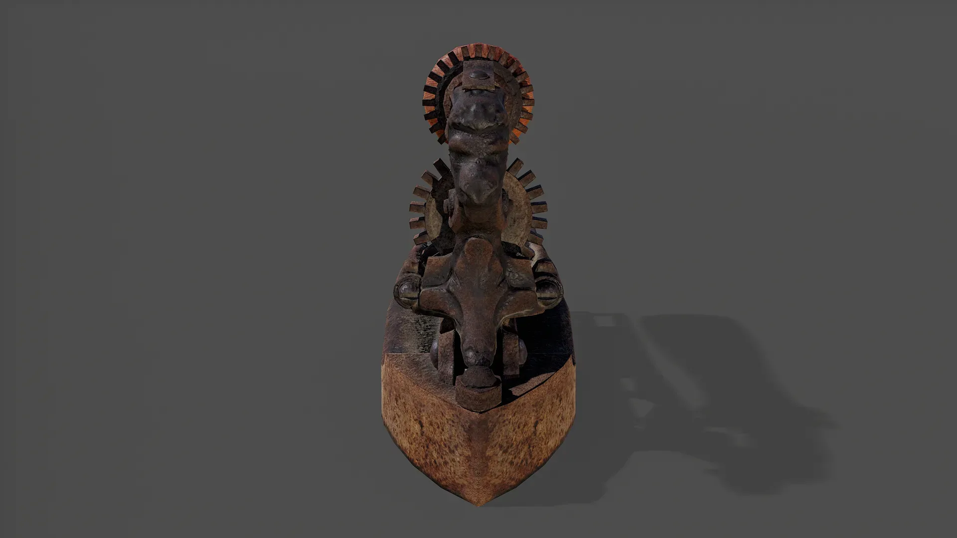 Antique Iron V02 - Low Poly