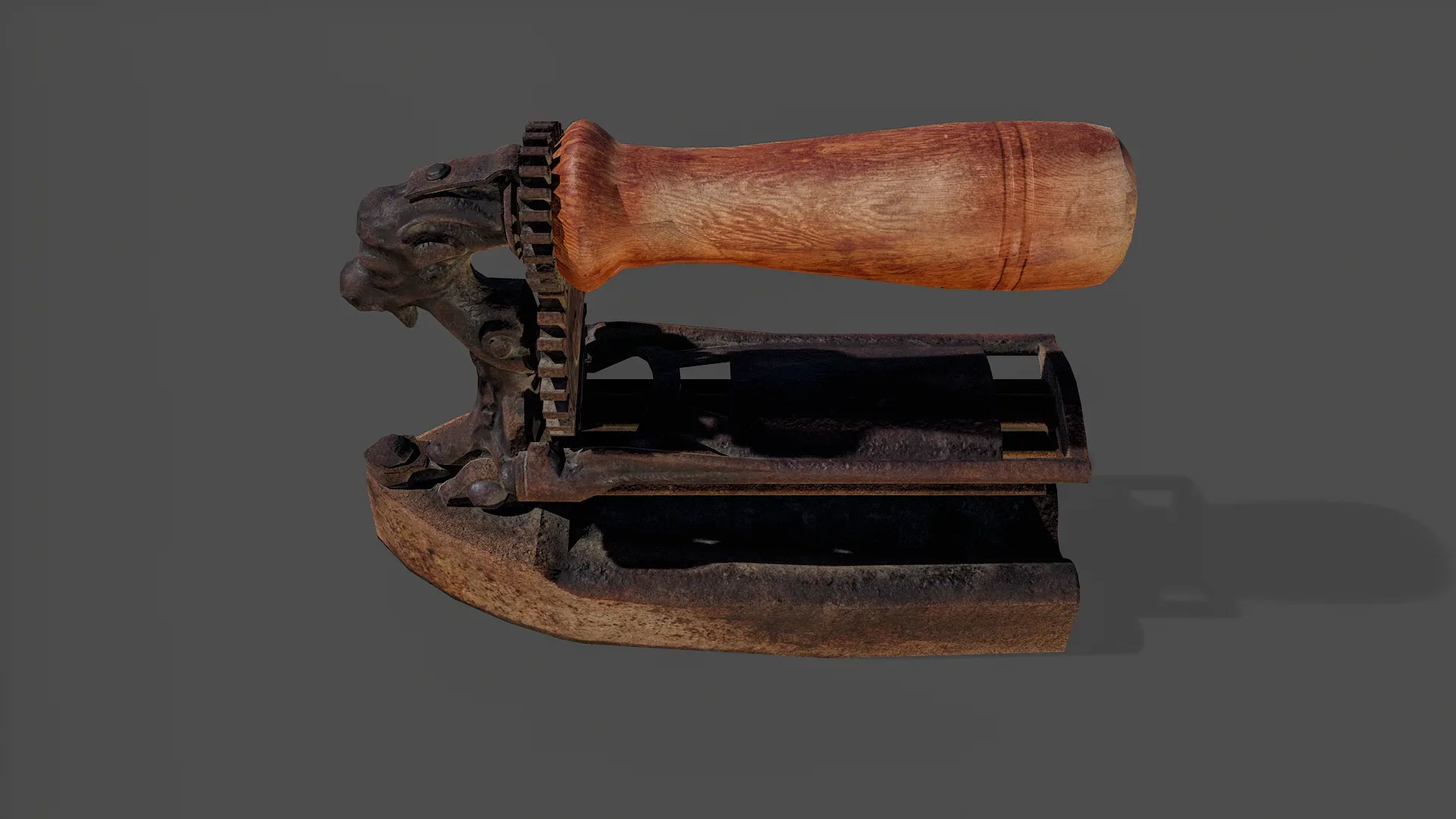 Antique Iron V02 - Low Poly