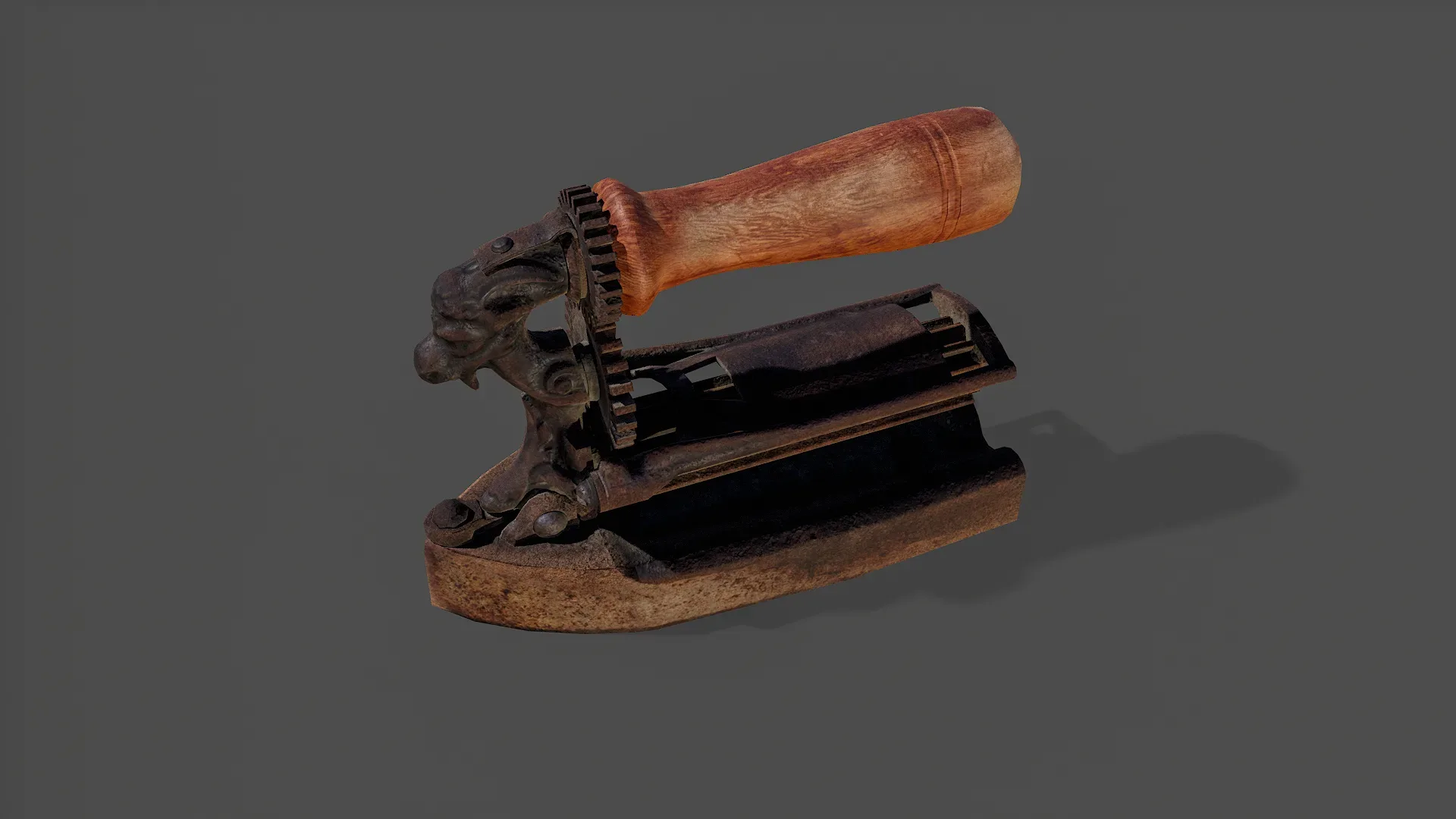 Antique Iron V02 - Low Poly