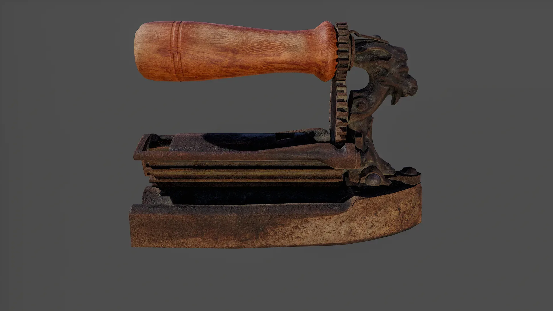 Antique Iron V02 - Low Poly