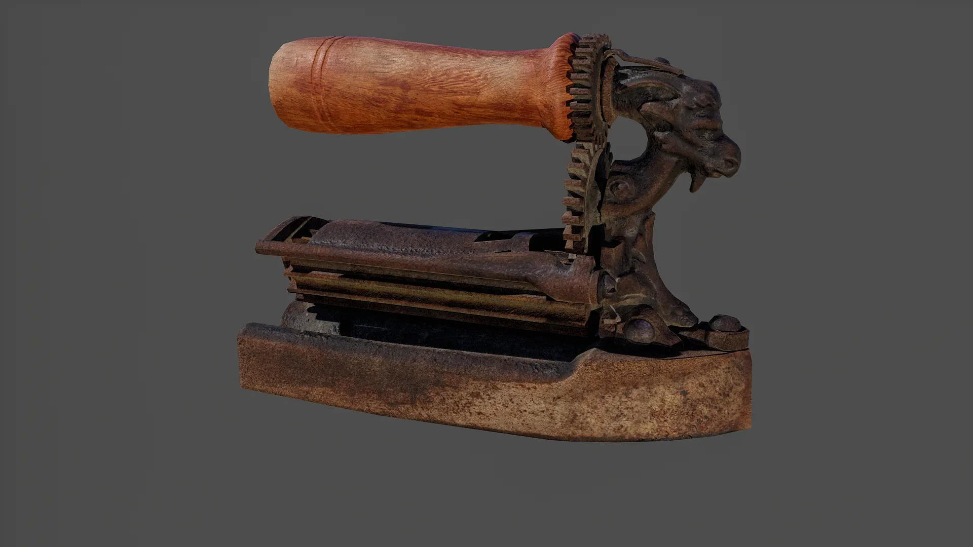 Antique Iron V02 - Low Poly