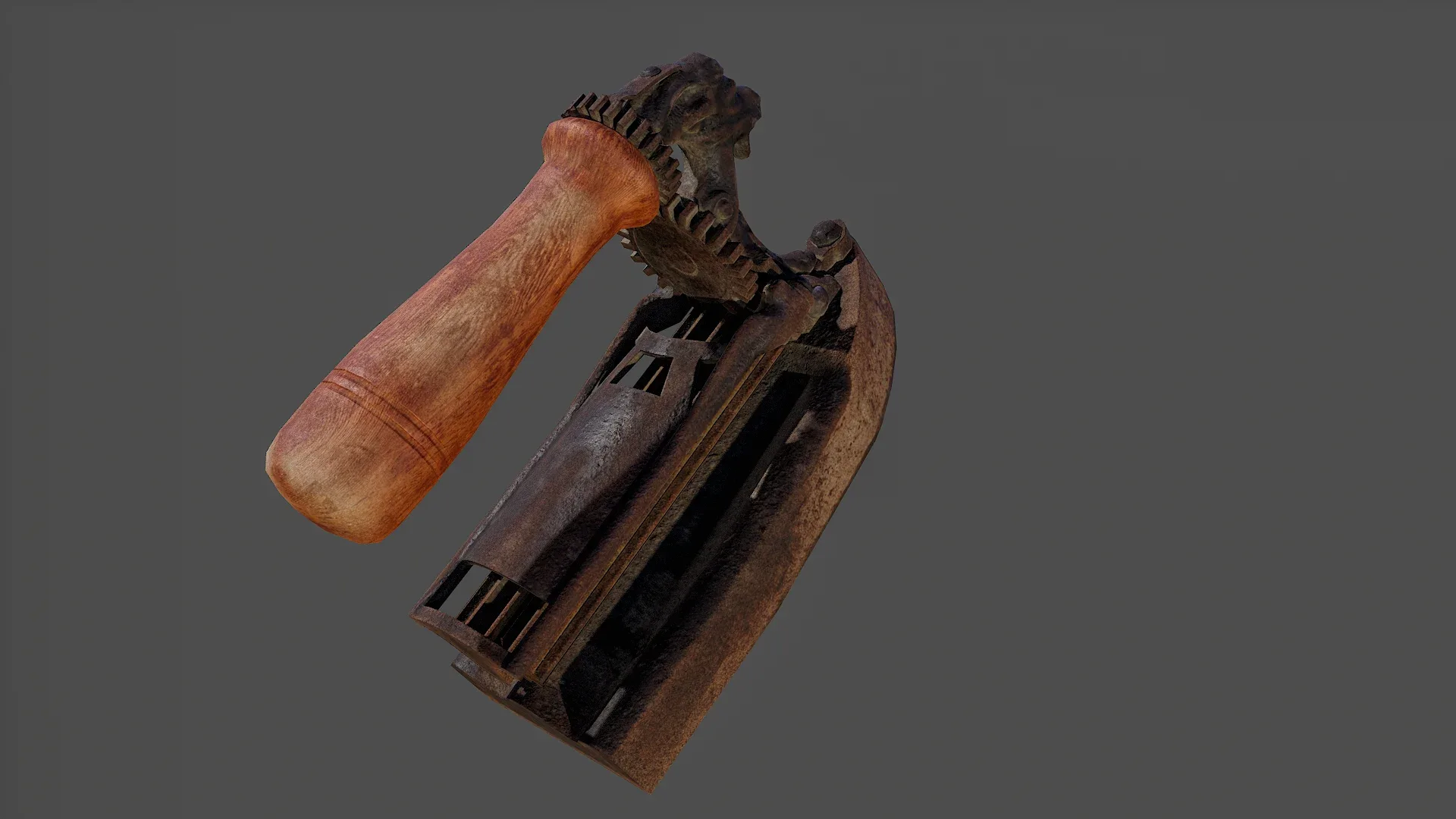 Antique Iron V02 - Low Poly