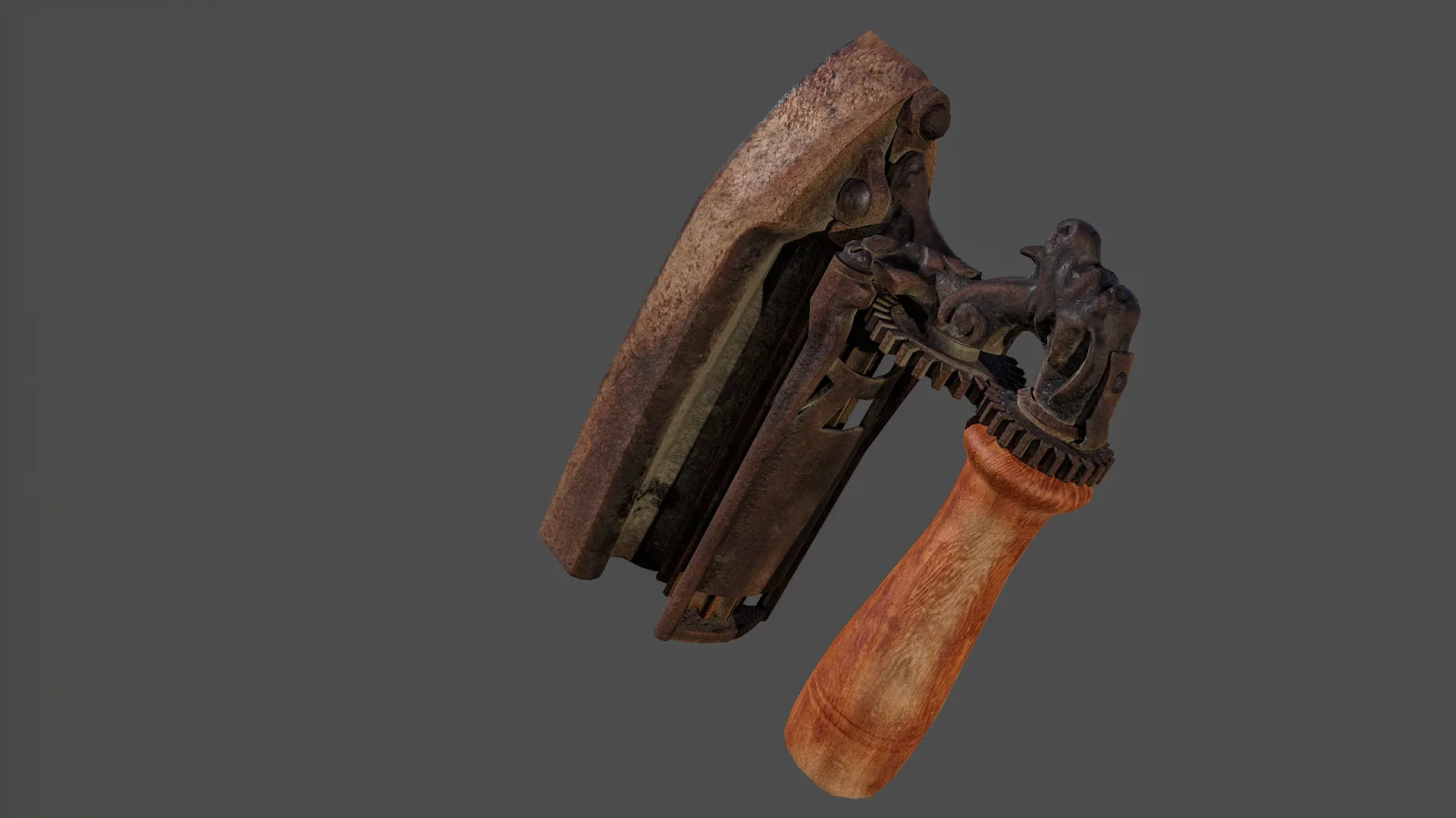 Antique Iron V02 - Low Poly