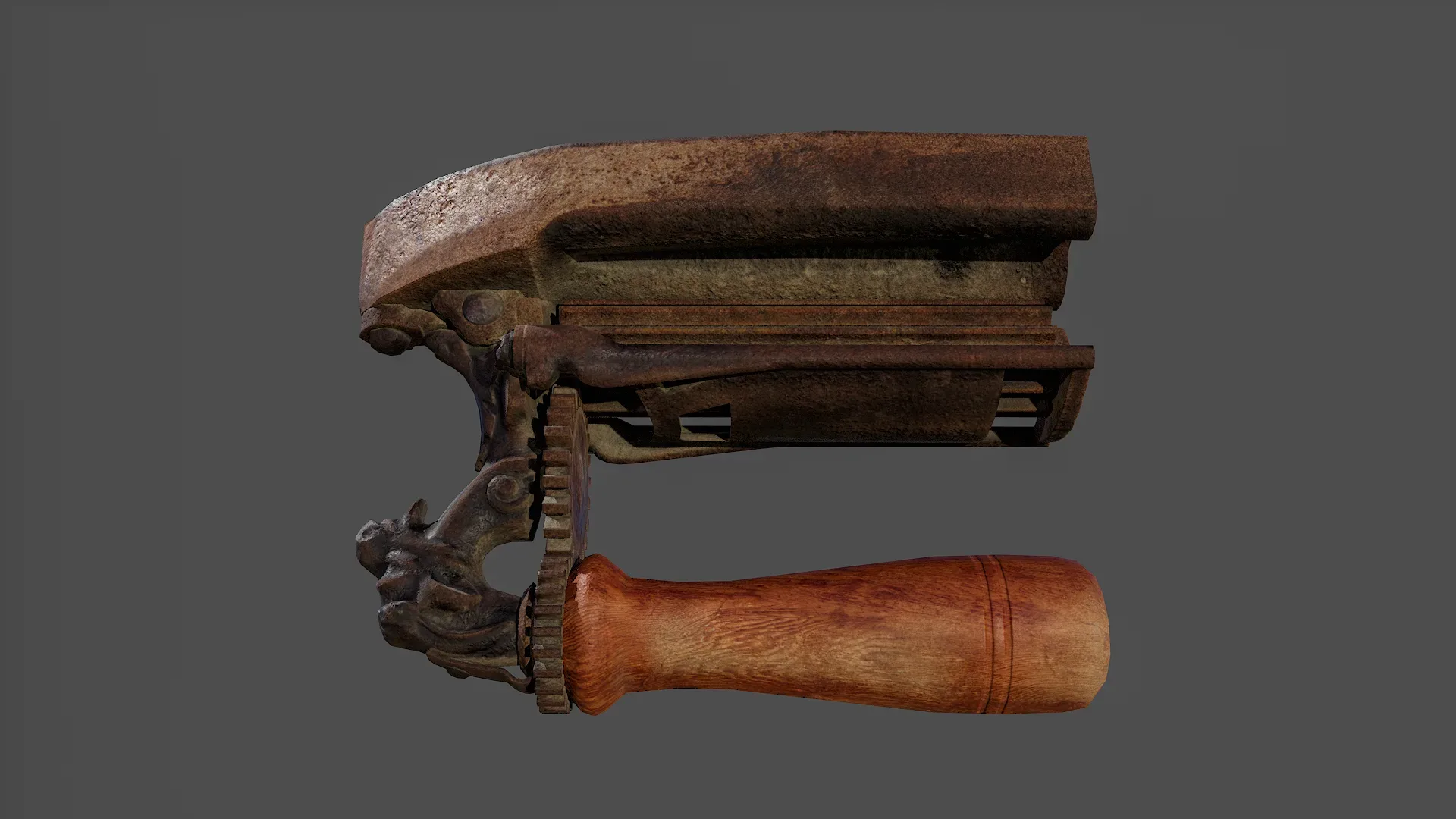 Antique Iron V02 - Low Poly