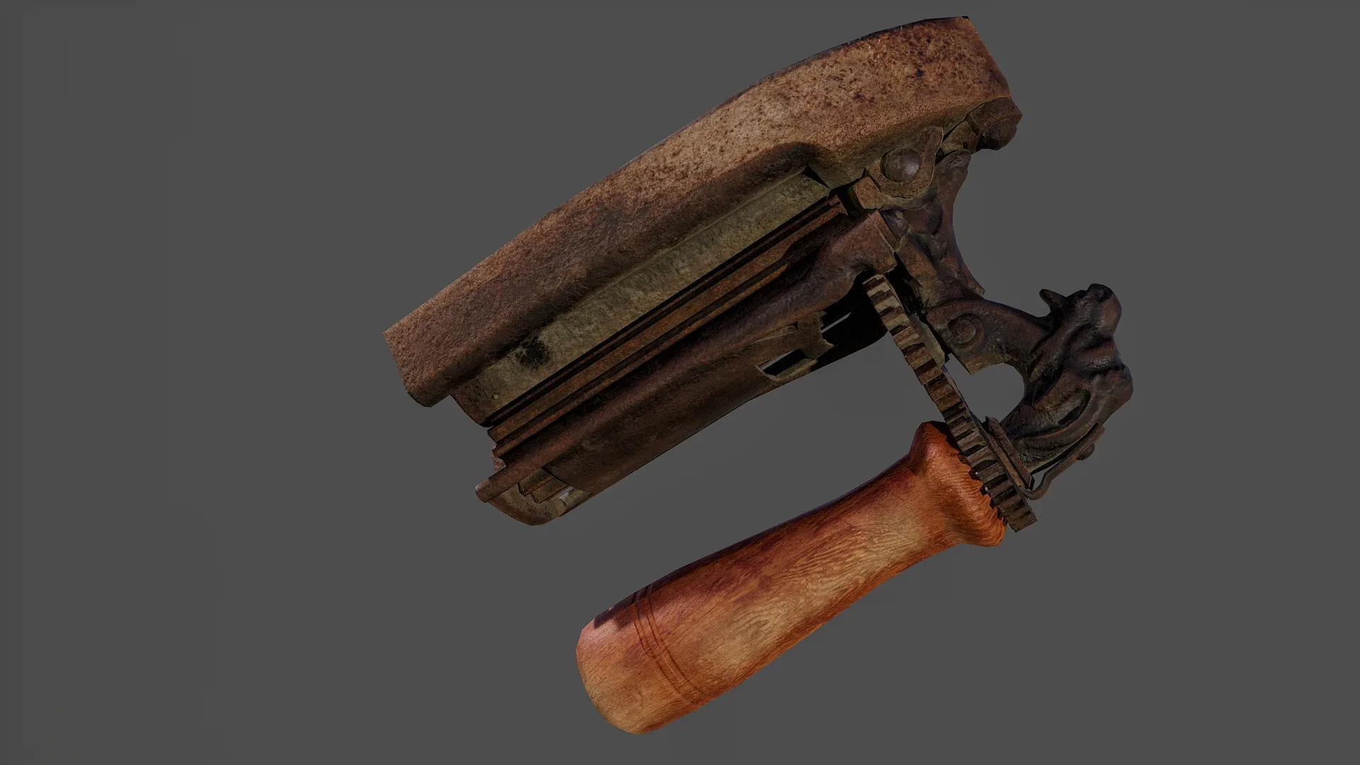 Antique Iron V02 - Low Poly