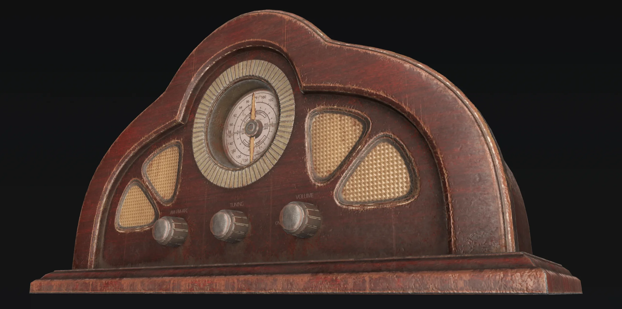 Antique Radio - Low Poly