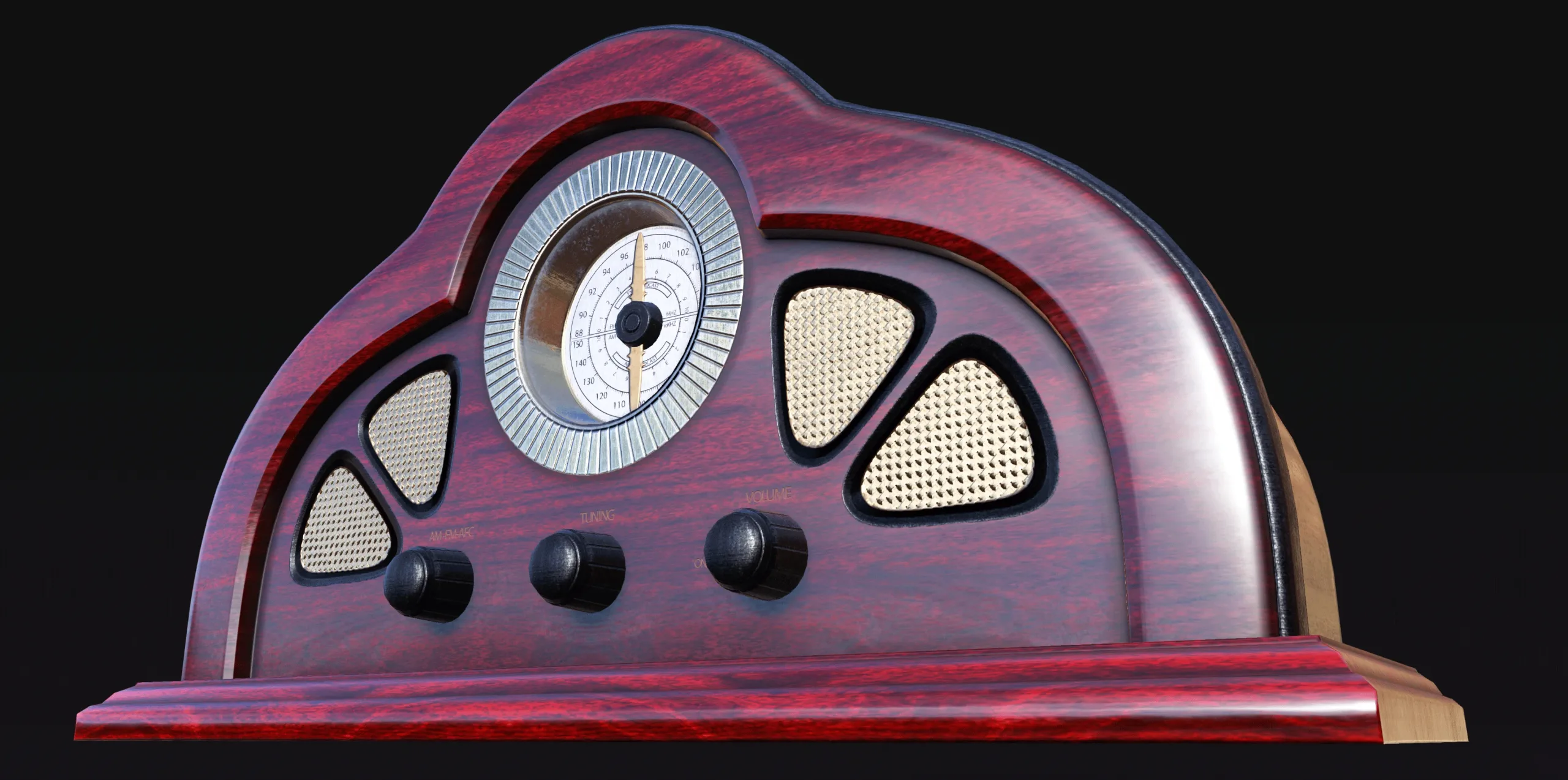 Antique Radio - Low Poly