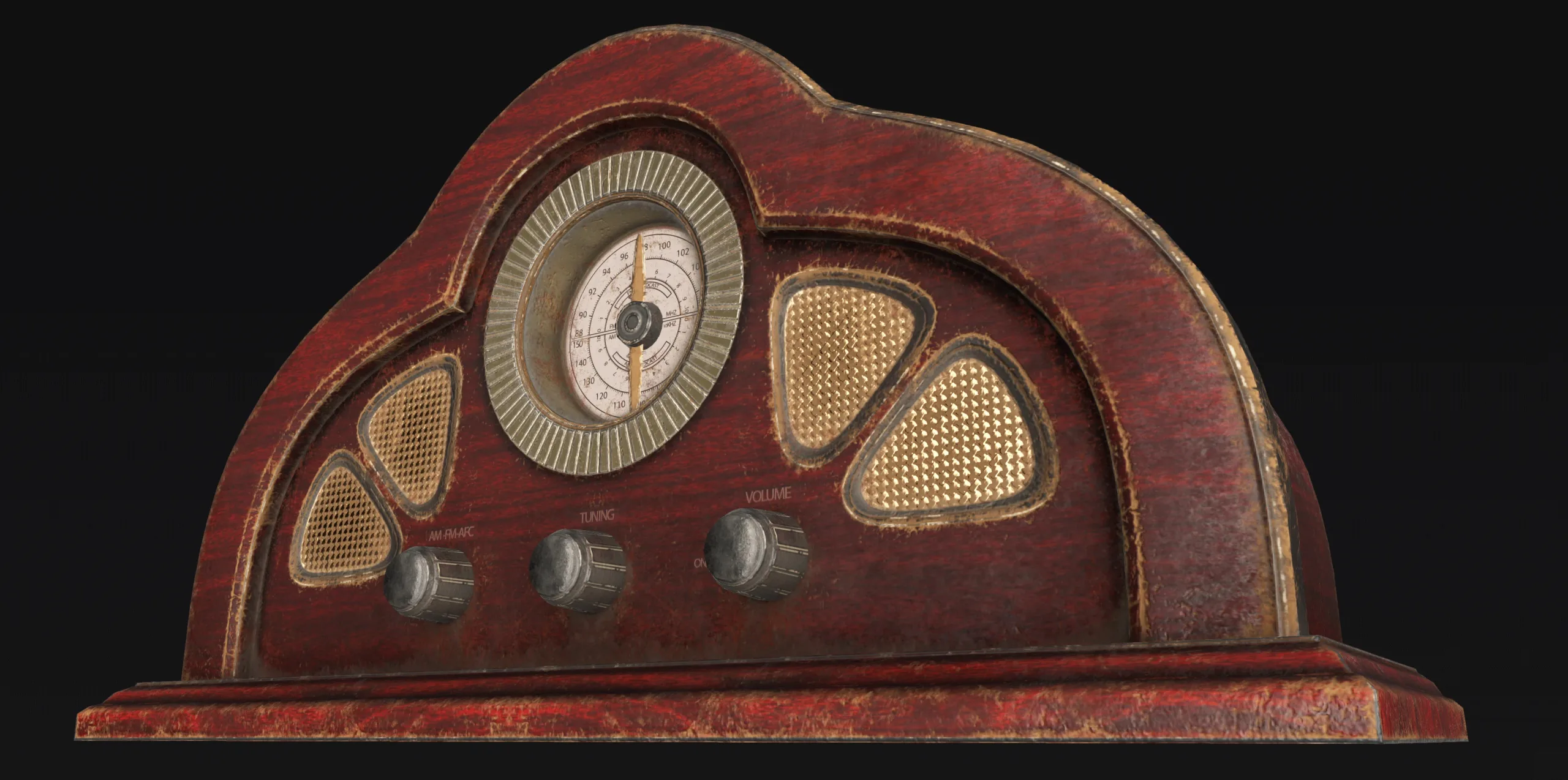 Antique Radio - Low Poly