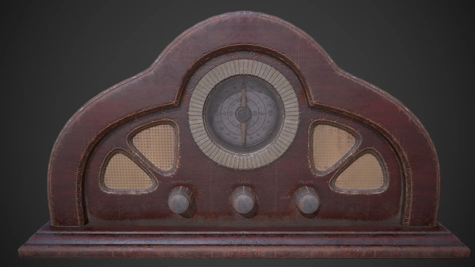 Antique Radio - Low Poly